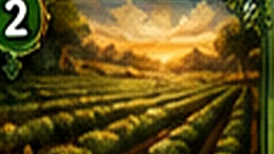 Arte da carta Colheita Farta