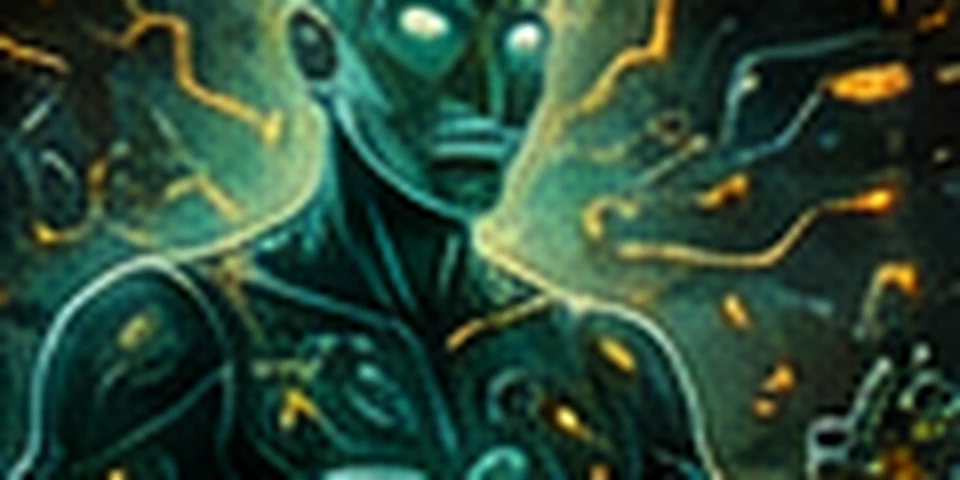 Arte da carta Algoritmo Supremo